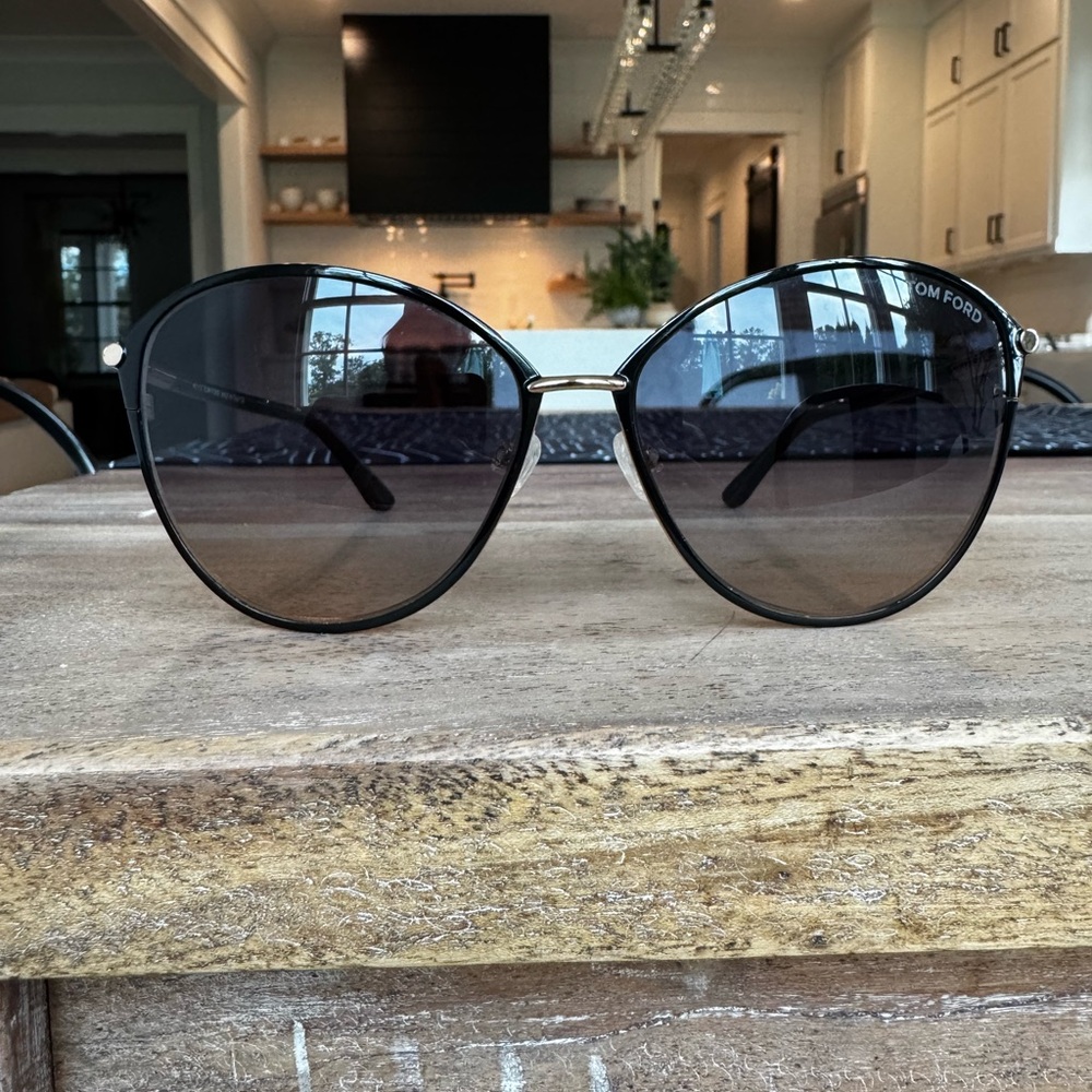 Tom Ford Penelope Black and Gold Women's Sunglasses